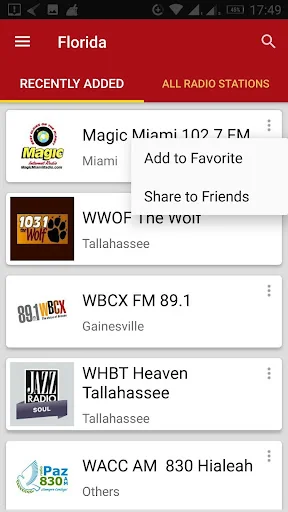 Florida Radio Stations - USA