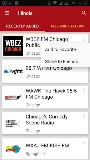 Illinois Radio Stations - USA