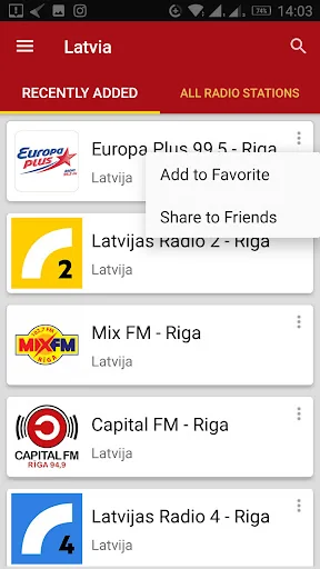 Latvian Radio Stations
