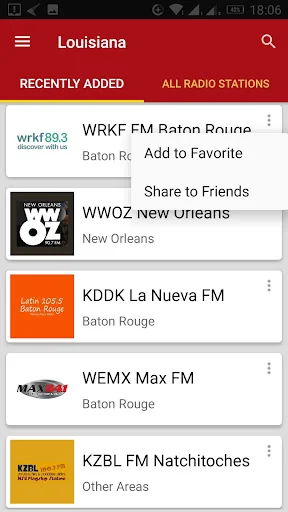 Louisiana Radio Stations - USA