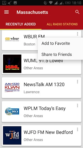 Massachusetts Radio Stations