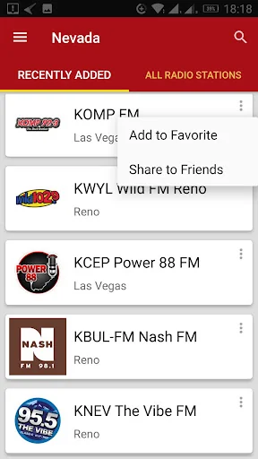 Nevada Radio Stations - USA