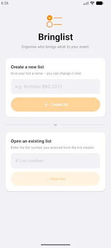 Bringlist