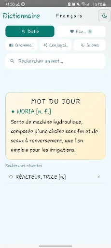 French to French dictionary
