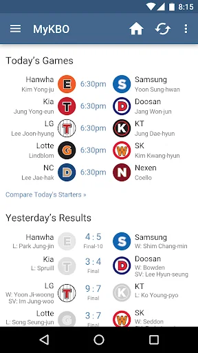 MyKBO Live