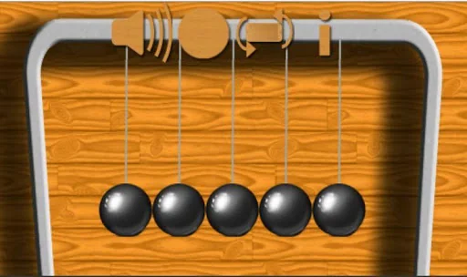 Newton's cradle Crazy Balls screenshot 1