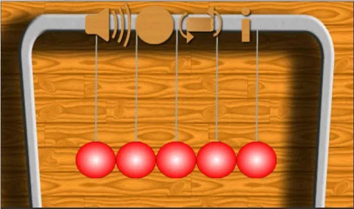 Newton's cradle Crazy Balls screenshot 2