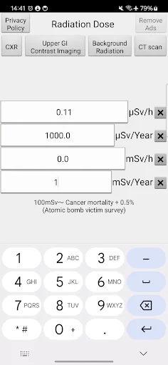 Radiation Dose Calculator