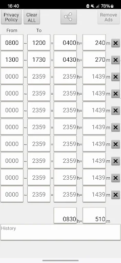 Time Calculators App