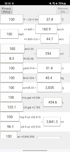 Unit Converters in ft lb oz