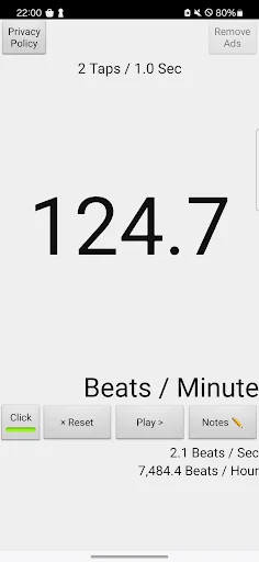 BPM Counter Heart Music screenshot 1