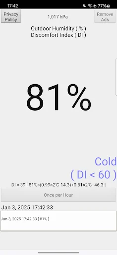 Hygrometer Humidity Check App