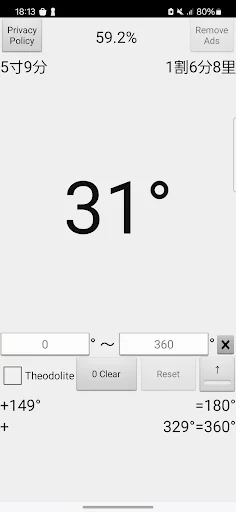 Angle Gradient Inclinometer