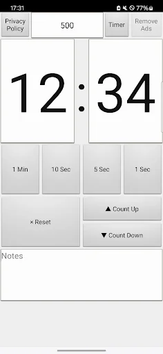 Kitchen Timer Seconds