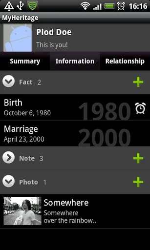 MyHeritages: FamilyTree+Memory
