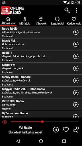 Online Rádió - Magyar Rádió