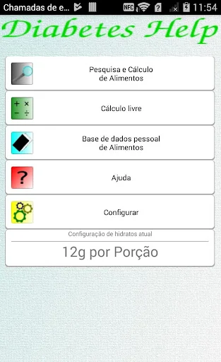 Diabetes Cálculo de Hidratos
