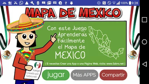 Mapa de Mexico Juego