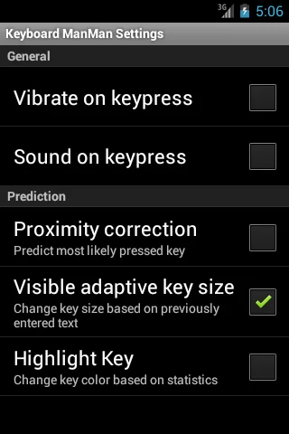 Keyboard ManMan screenshot 3