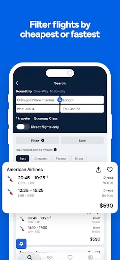 Skyscanner Flights Hotels Cars screenshot 4