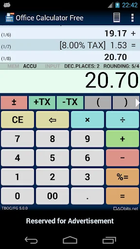 Office Calculator screenshot 1