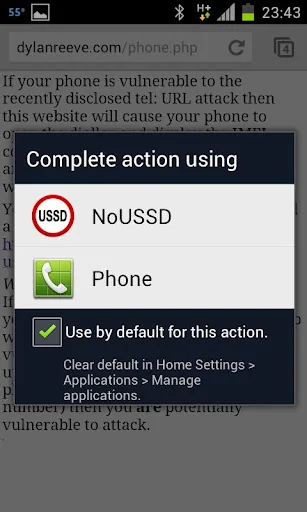 NoUSSD