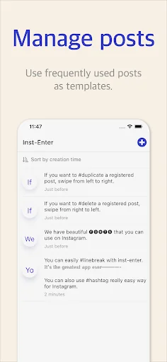 Inst-enter : fonts & emoticons