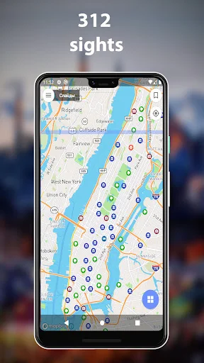 New York Travel Map Guide