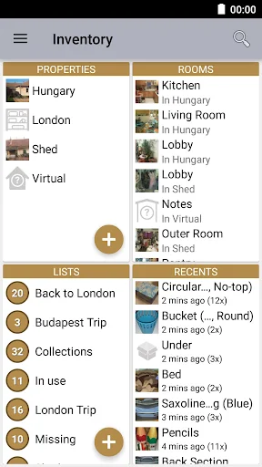 Magic Home Inventory screenshot 1