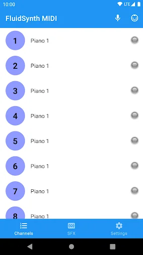 FluidSynth MIDI Synthesizer