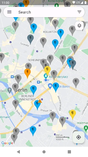 EVMap - EV chargers
