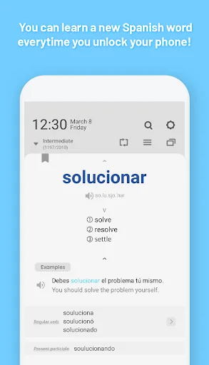 WordBit Spanish (for English) screenshot 3