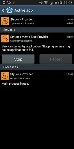 StyLock Provider screenshot 2