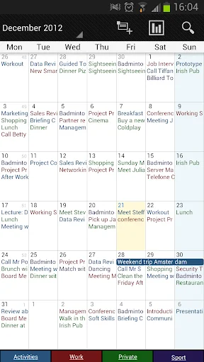 Business Calendar
