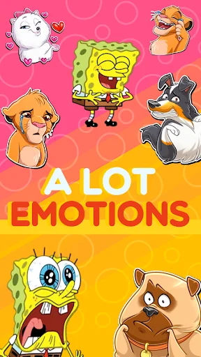 WASticker Animated Cartoons screenshot 1