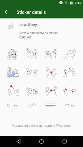 WASticker Love in love screenshot 1