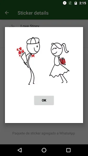 WASticker Love in love screenshot 2