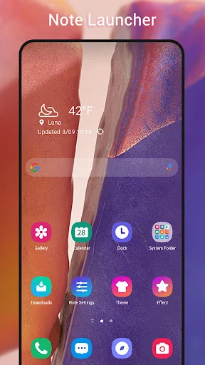 Note Launcher: For Galaxy Note screenshot 1