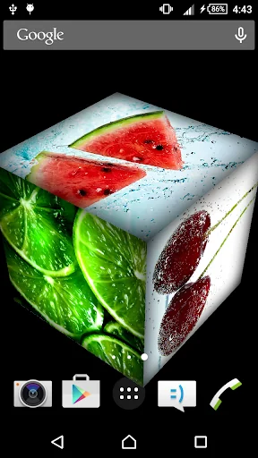 Juicy Cube Live Wallpaper