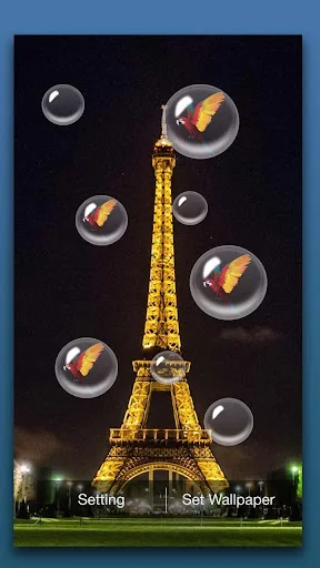 Paris Night Live Wallpaper screenshot 4