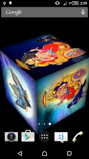 Shani Dev Cube Live Wallpaper