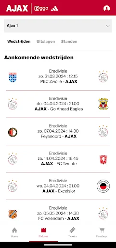 Ajax Official App screenshot 2