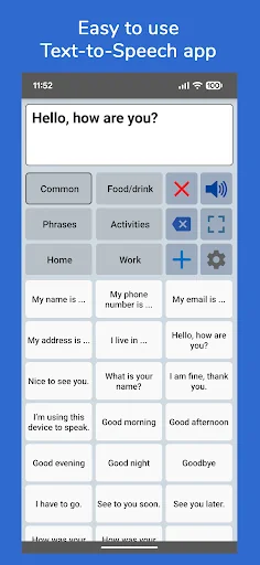 Speech Assistant AAC screenshot 1
