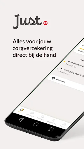 Just zorgverzekering screenshot 1