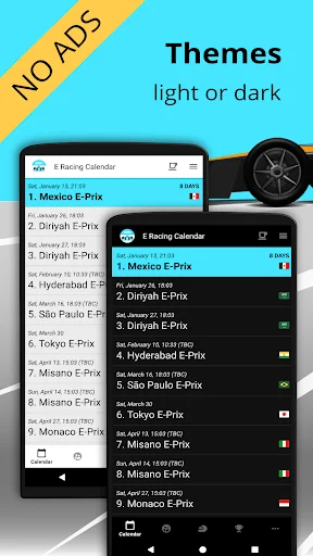 E Racing Calendar 2026 screenshot 1