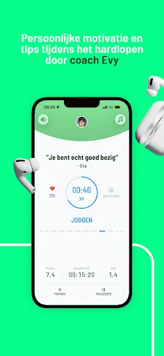 Hardlopen met Evy: coaching screenshot 2
