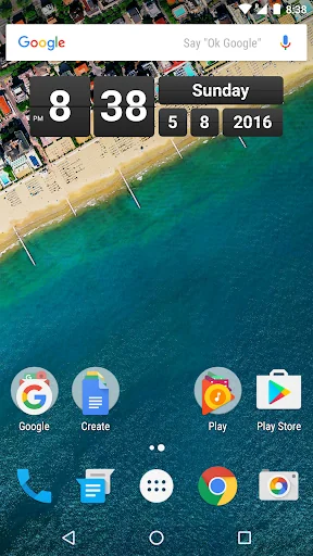 Retro Clock Widget