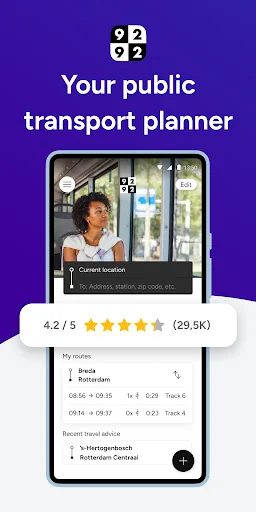 9292 travel planner + e-ticket