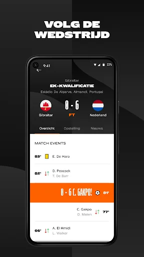 KNVB Oranje screenshot 3