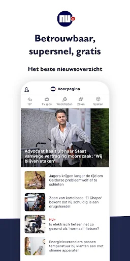 NU.nl - Nieuws, Sport & meer screenshot 1